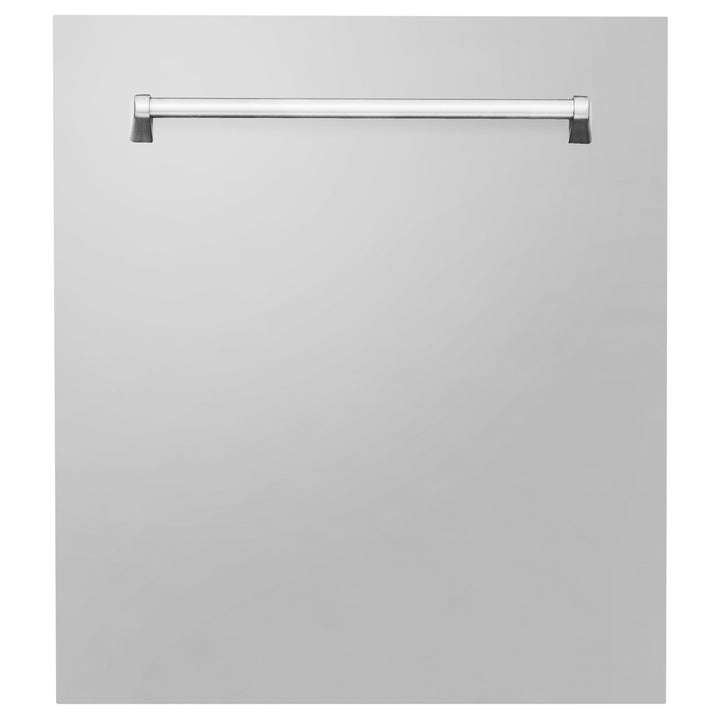 ZLINE 24" Tallac Tall Tub Dishwasher Panel in Stainless Steel with Traditional Handle
