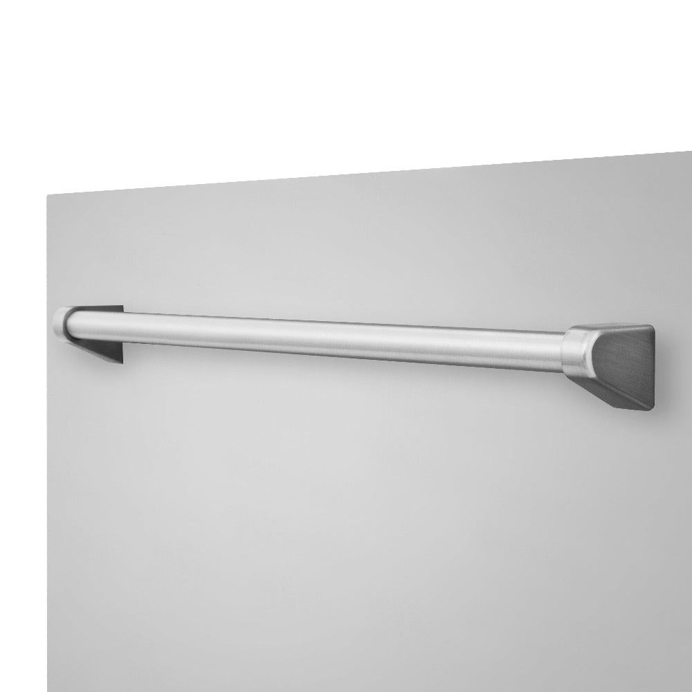 ZLINE Kitchen Package with Refrigerator, 48 in. Stainless Steel Dual Fuel Range, 48 in. Convertible Vent Range Hood, 24 in. Microwave Drawer, and 24 in. Tall Tub Dishwasher (5KPR-RARH48-MWDWV)