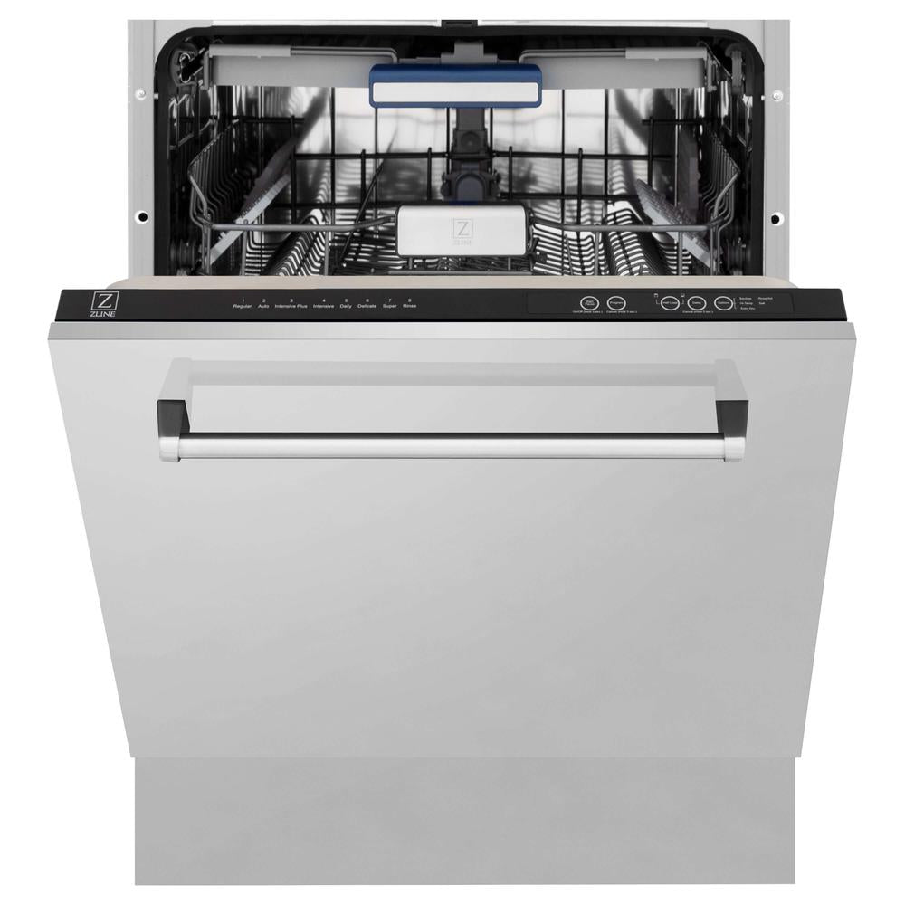 ZLINE 30 in. Kitchen Package with Stainless Steel Dual Fuel Range, Range Hood, Microwave Drawer and Tall Tub Dishwasher (4KP-RARH30-MWDWV)