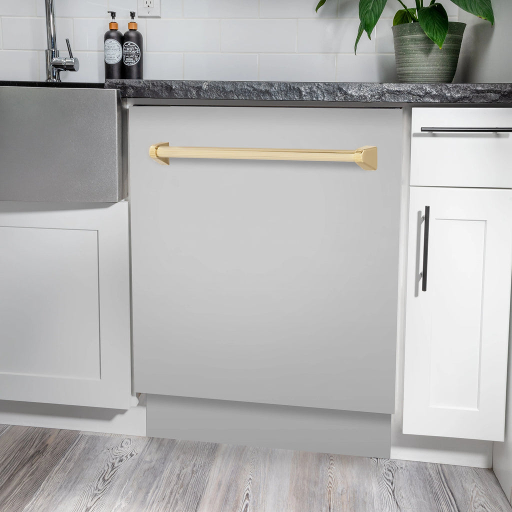 ZLINE 30" 3 Piece Stainless Fuel Range w/ Range Hood &amp; Dishwasher