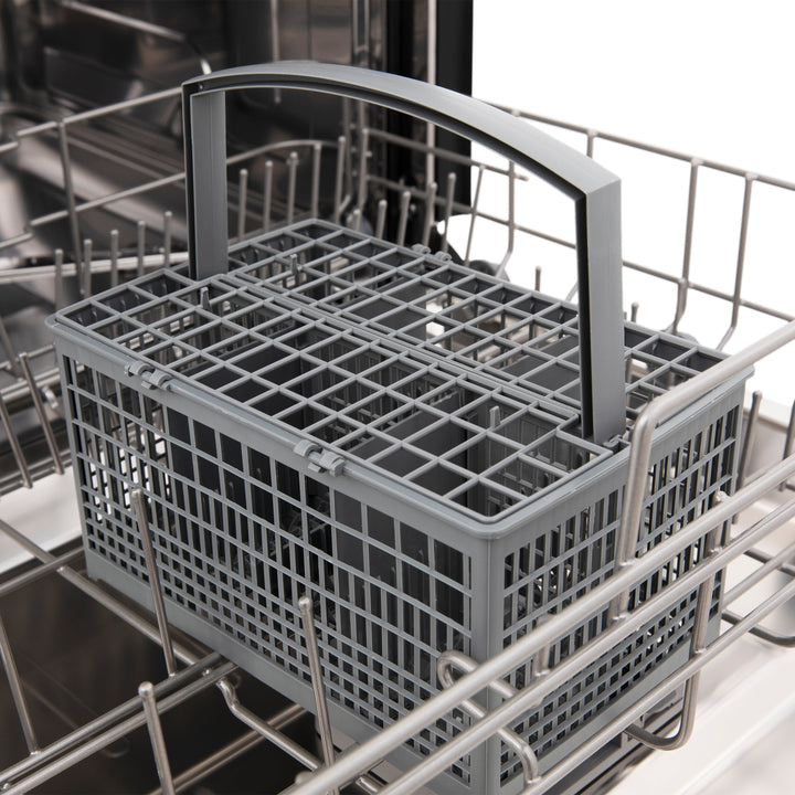 ZLINE 24 in. Top Control Dishwasher in Stainless Steel and Traditional Style Handle, DW-304-H-24