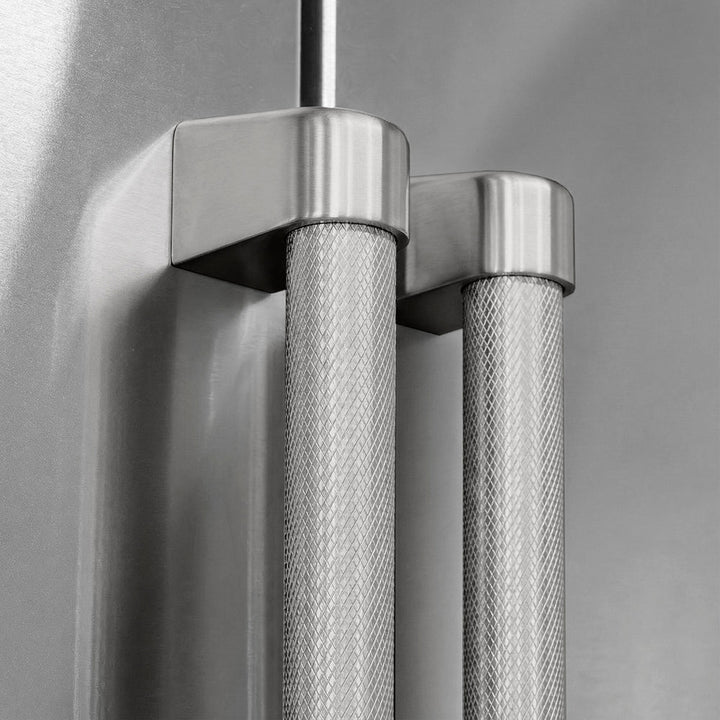 ZLINE 36 in. Freestanding French Door Refrigerator Helix Handles (Set of 4) in Stainless Steel (RFMHZ-36-K-ST)