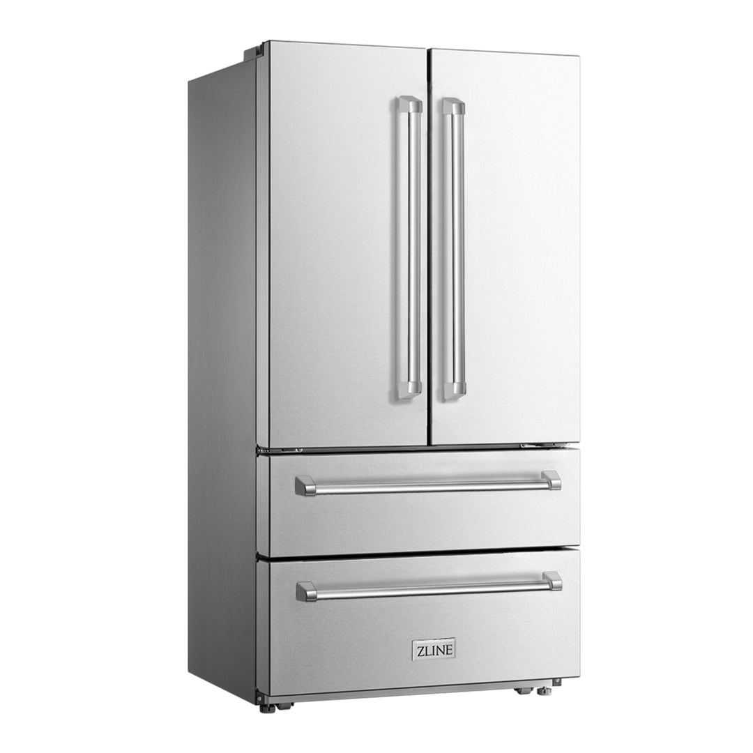 ZLINE - 36" Built-in French Door Refrigerator Ice Maker 22.5 cu. ft.
