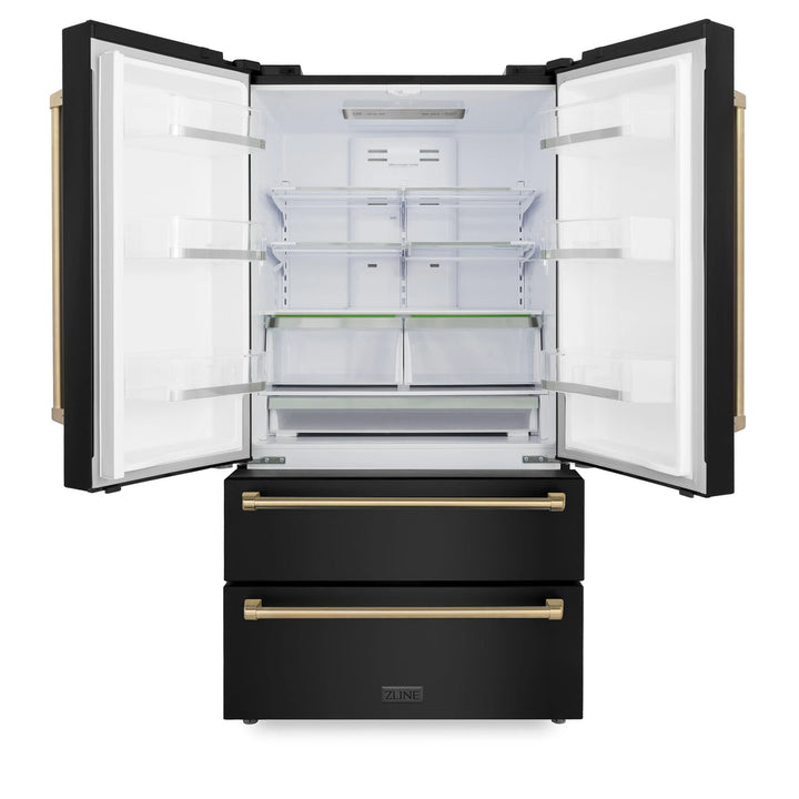 ZLINE 36" 4 Pcs Stainless Range, Range Hood, Dishwasher &amp; Refrigerator