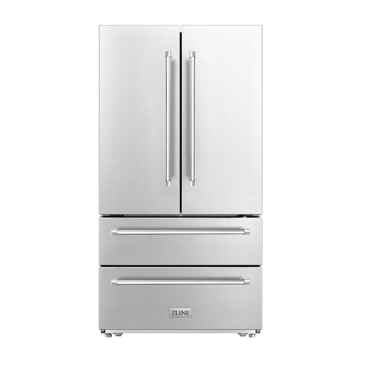 ZLINE - 36" Built-in French Door Refrigerator Ice Maker 22.5 cu. ft.
