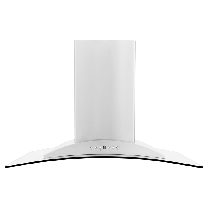 ZLINE 36" Convertible Vent Island Mount Range Hood in Stainless Steel &amp; Glass (GL9i-36)