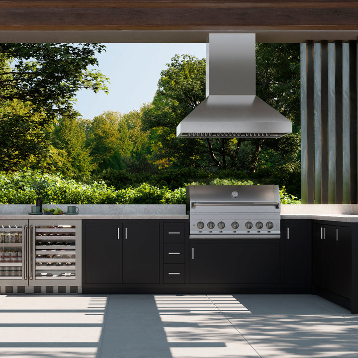 ZLINE 48 in. Island Mount Outdoor Grill Hood (GOi1-48)
