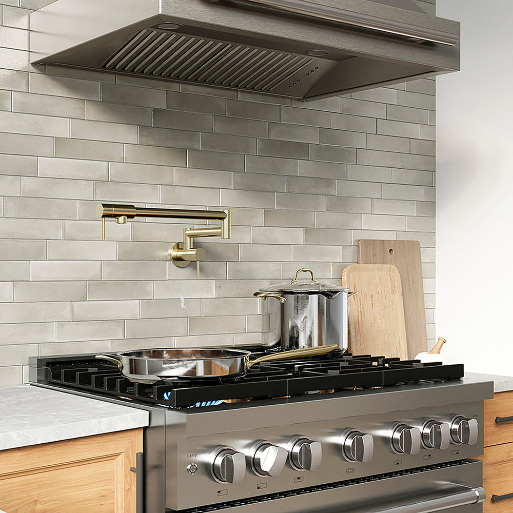 ZLINE 36 in. 5.2 cu. ft. Paramount Dual Fuel Range with 6 Burner DuoPro™ Cooktop and Electric Convection Oven in Stainless Steel, Open Box-Excellent Condition