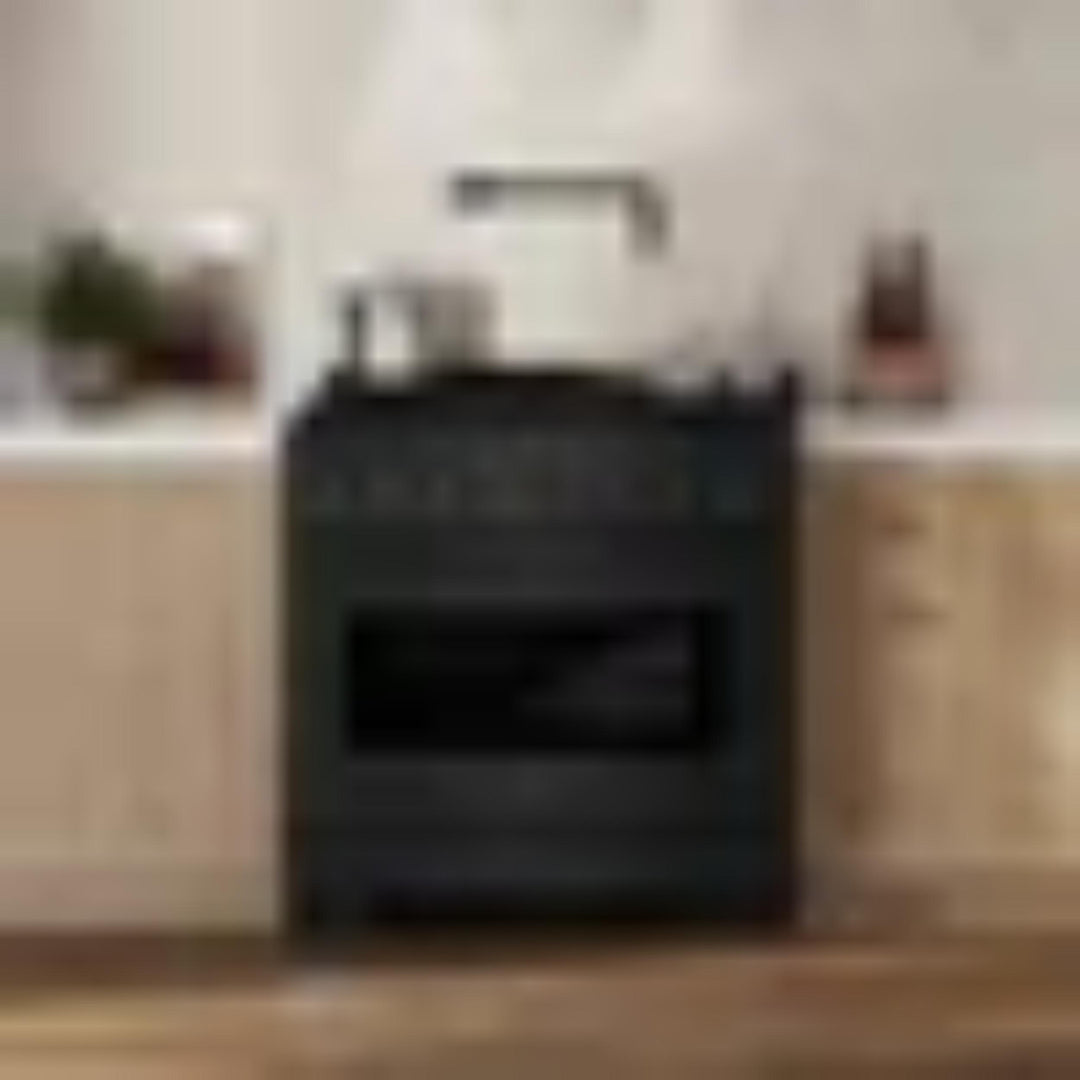 ZLINE Autograph Edition 48" &amp; 36" Paramount Gas Ranges with 6 and 8 Burner DuoPro™ Cooktop and Dual Ovens in Black Stainless Steel