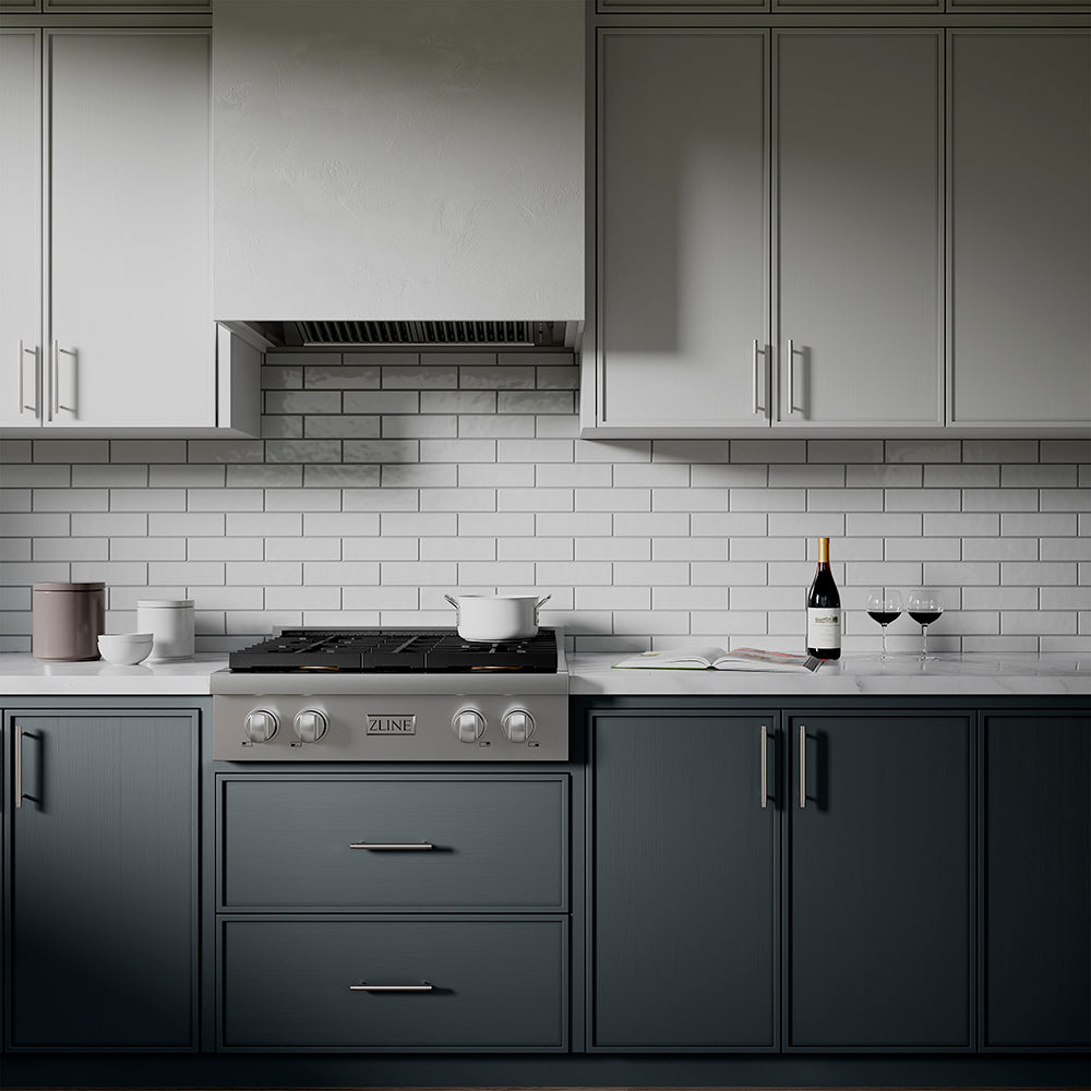 ZLINE 30 in. Paramount Gas Rangetop with 4 Burner DuoPro™ Cooktop in Stainless Steel