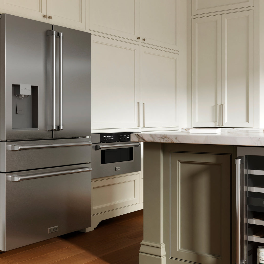 ZLINE 30 in .1.2 cu. ft. Built-In Microwave Drawer in Stainless Steel, Open Box-Excellent Condition