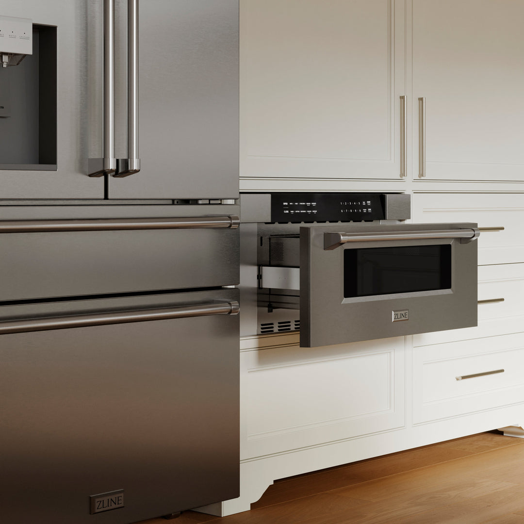ZLINE 30 in .1.2 cu. ft. Built-In Microwave Drawer in Stainless Steel, Open Box-Excellent Condition