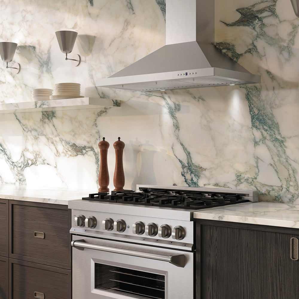 ZLINE 36 in. Convertible Vent Wall Mount Range Hood in Stainless Steel (KB-36)