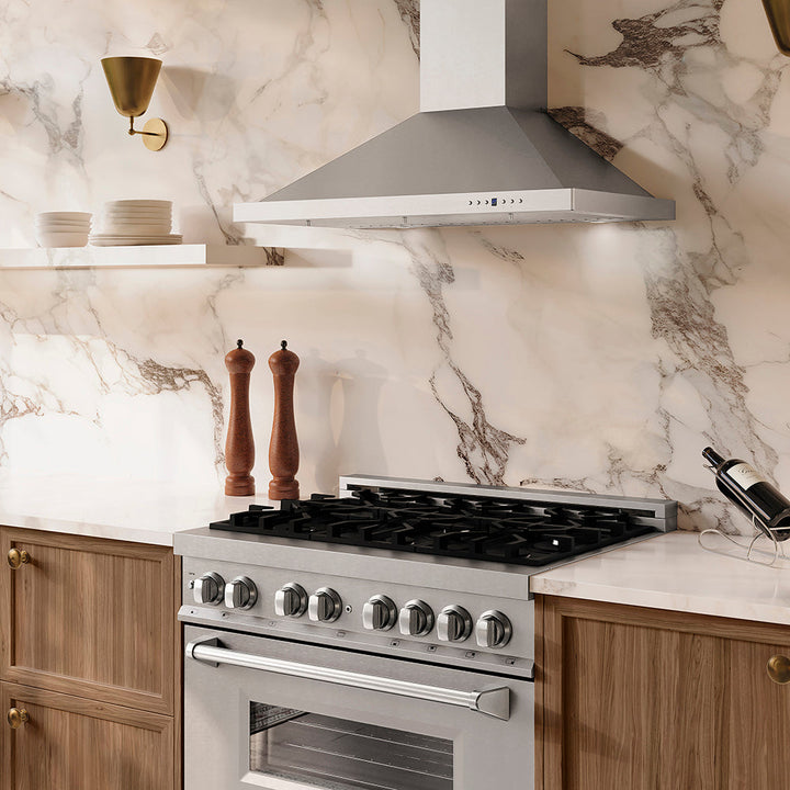ZLINE 36 in. Convertible Vent Wall Mount Range Hood in Stainless Steel (KB-36)