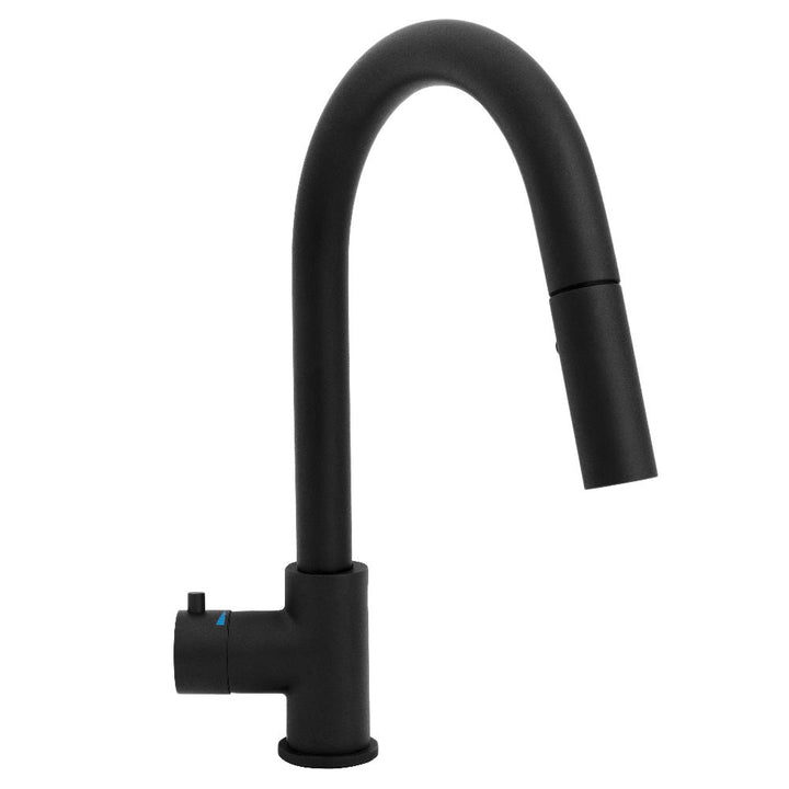 ZLINE Autograph Edition Gemini Touchless Kitchen Faucet in Matte Black (GEM-KFS-MB)