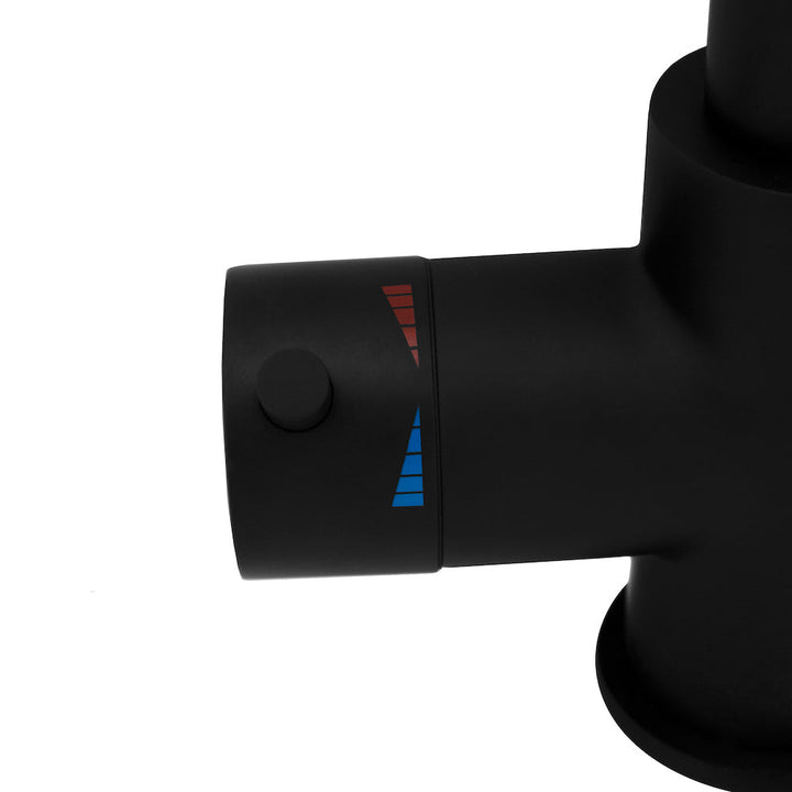 ZLINE Autograph Edition Gemini Touchless Kitchen Faucet in Matte Black (GEM-KFS-MB)