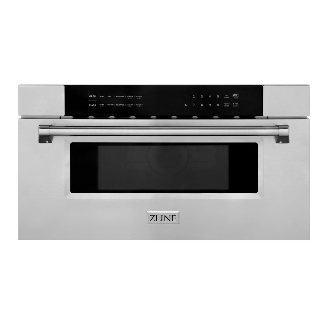 ZLINE 30 in .1.2 cu. ft. Built-In Microwave Drawer in Stainless Steel, Open Box-Excellent Condition