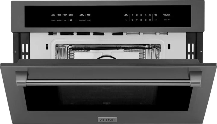 ZLINE 30" Built-in Convection Microwave Oven in Black Stainless Steel 1.6 cu ft.
