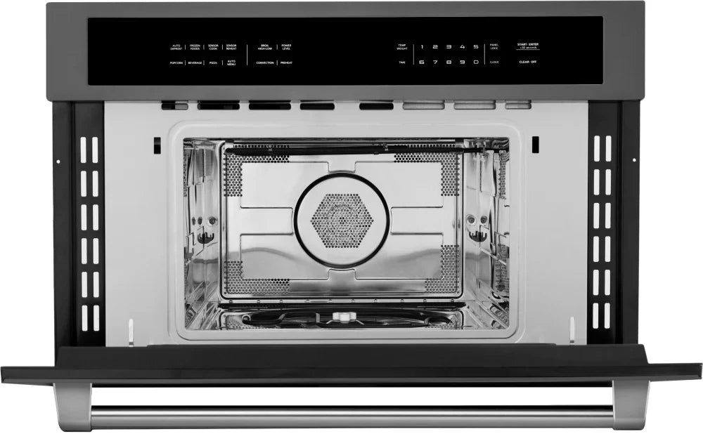 ZLINE 30" Built-in Convection Microwave Oven in Black Stainless Steel 1.6 cu ft.