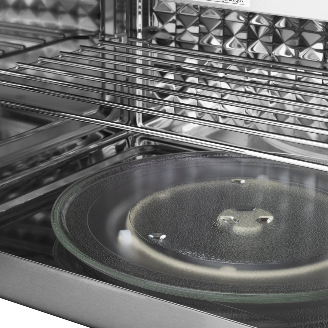 ZLINE 30" Stainless Steel Over the Range Convection Microwave Oven with Traditional Handle