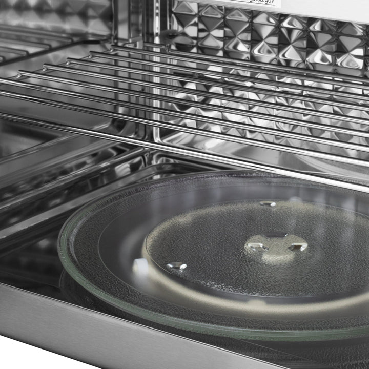 ZLINE 30" Stainless Steel Over the Range Convection Microwave Oven with Traditional Handle