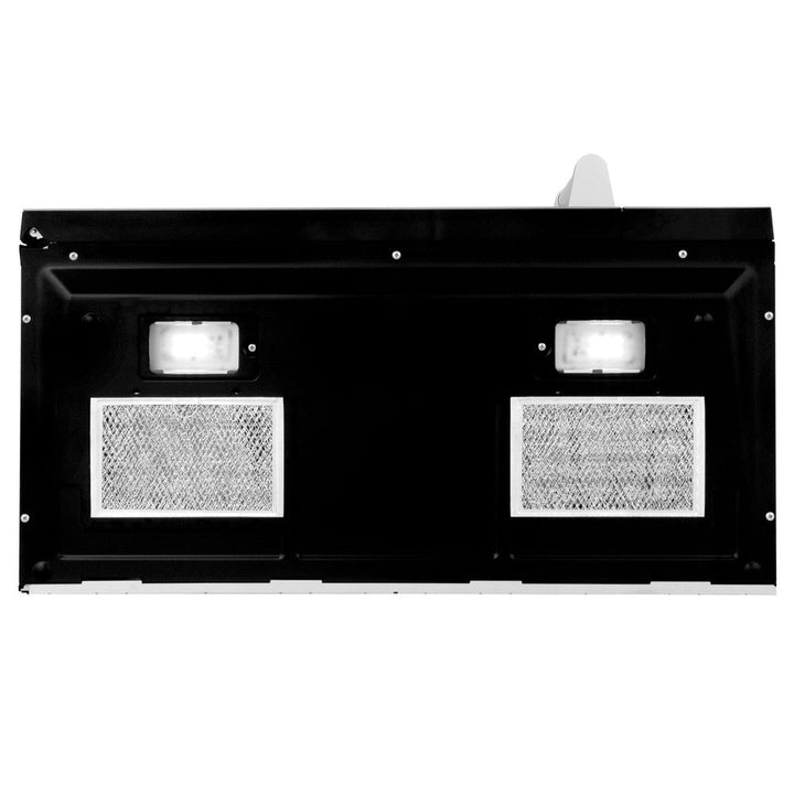 ZLINE Kitchen Package with 30 in. Satin Stainless Steel Rangetop and 30 in. Over The Range Microwave with Modern Handle (2KP-RTSOTR30)