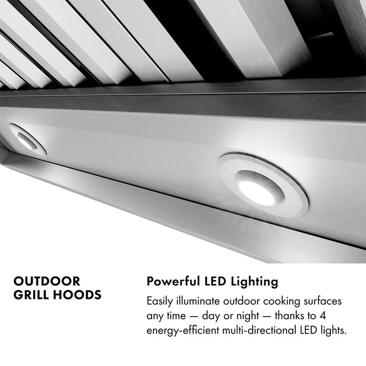 ZLINE 60 in. Wall Mount Outdoor Grill Hood (GOW2-60)