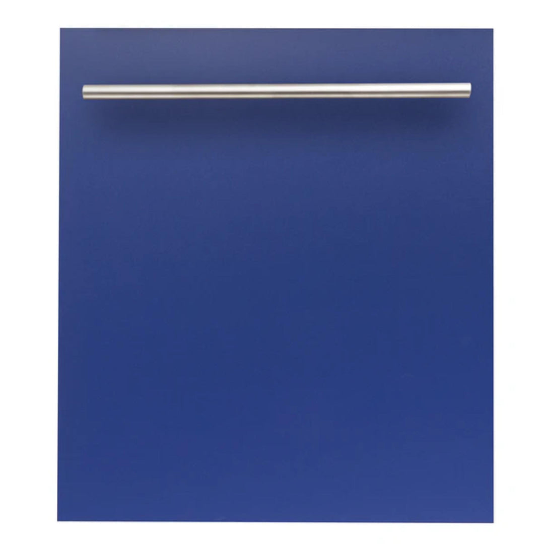 ZLINE 24-Inch Top Control Built-In Dishwasher with Stainless Steel Panel &amp; Tub in Multiple Colors With Modern Style Handle