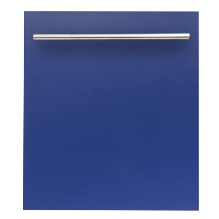 ZLINE 24-Inch Top Control Built-In Dishwasher with Stainless Steel Panel &amp; Tub in Multiple Colors With Modern Style Handle