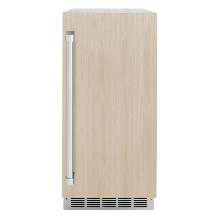 ZLINE 15 in. Touchstone Clear Cube Ice Maker with Drain Pump and Panel Ready Door, Open Box-Excellent Condition