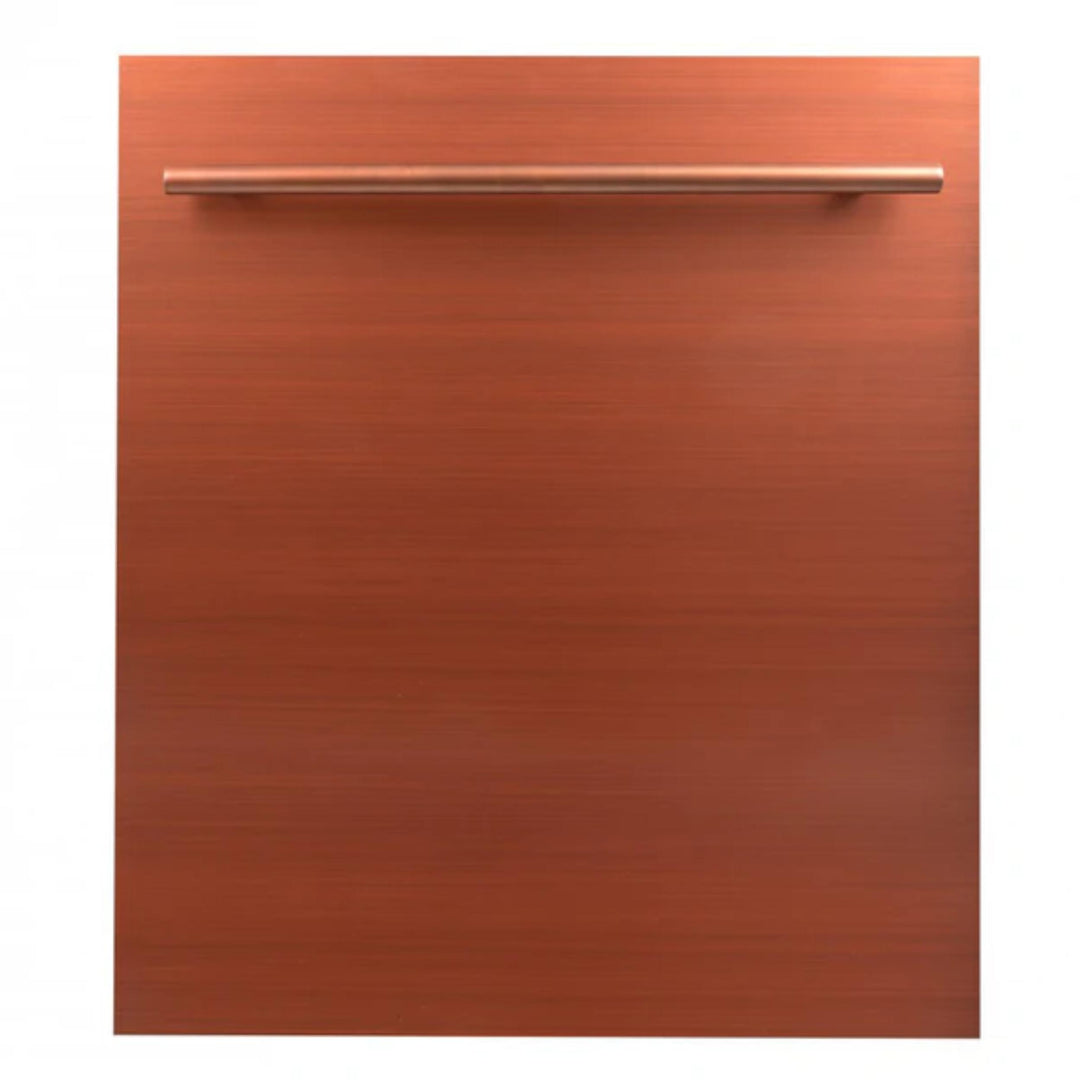 ZLINE 24-Inch Top Control Built-In Dishwasher with Stainless Steel Panel &amp; Tub in Multiple Colors With Modern Style Handle