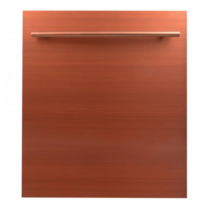 ZLINE 24-Inch Top Control Built-In Dishwasher with Stainless Steel Panel &amp; Tub in Multiple Colors With Modern Style Handle
