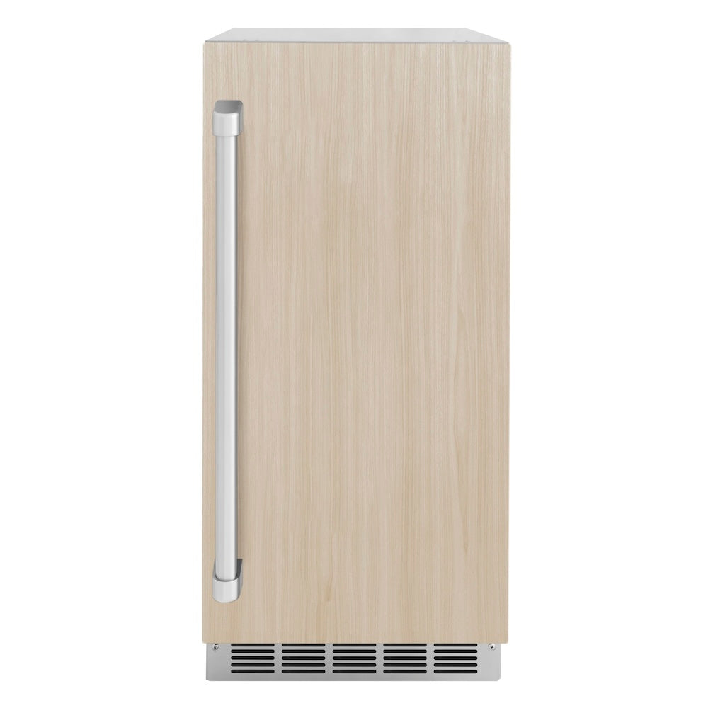 ZLINE 15 in. Touchstone Gourmet Ice Maker with Drain Pump and Panel Ready Door, Open Box-Excellent Condition