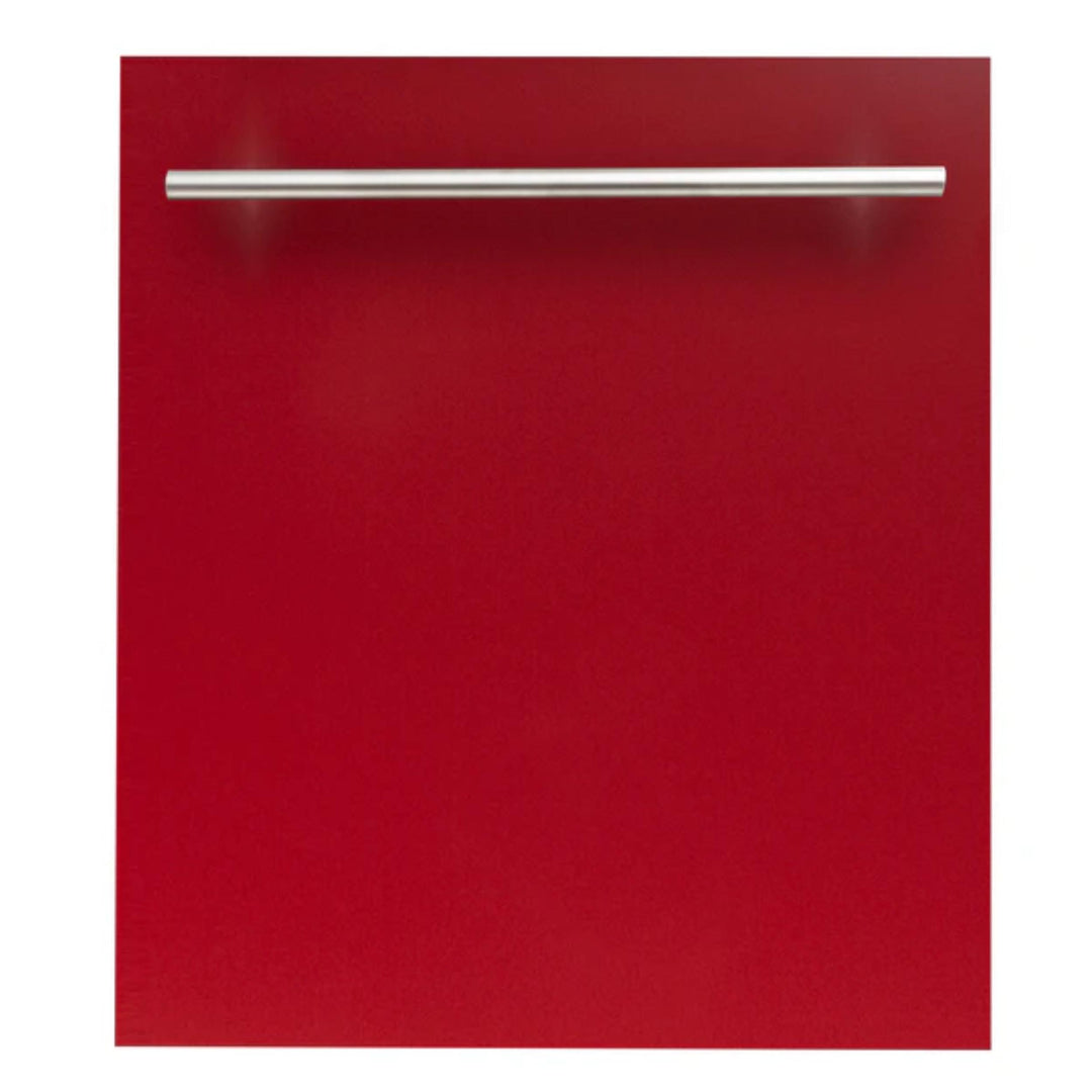 ZLINE 24-Inch Top Control Built-In Dishwasher with Stainless Steel Panel &amp; Tub in Multiple Colors With Modern Style Handle