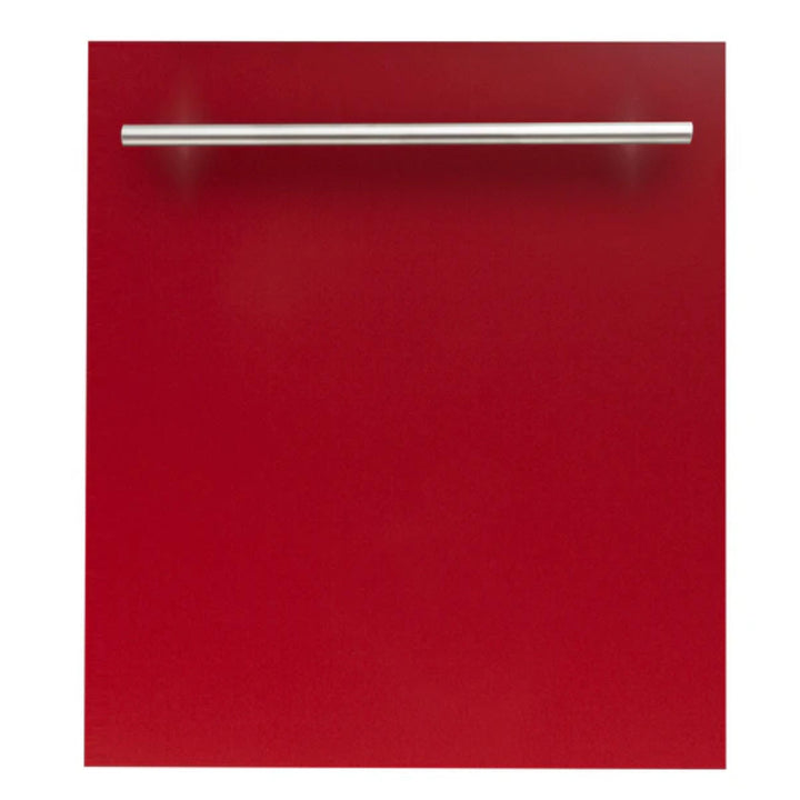 ZLINE 24-Inch Top Control Built-In Dishwasher with Stainless Steel Panel &amp; Tub in Multiple Colors With Modern Style Handle