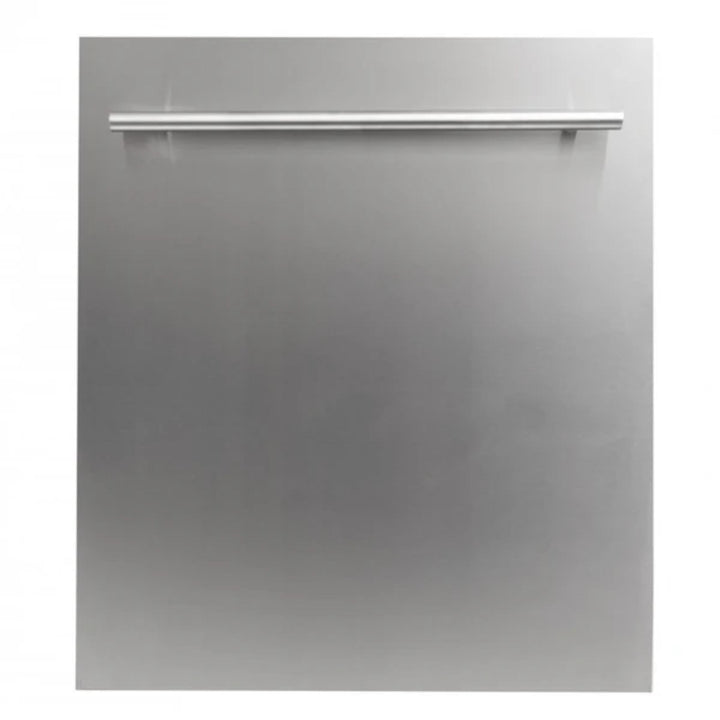 ZLINE 24-Inch Top Control Built-In Dishwasher with Stainless Steel Panel &amp; Tub in Multiple Colors With Modern Style Handle