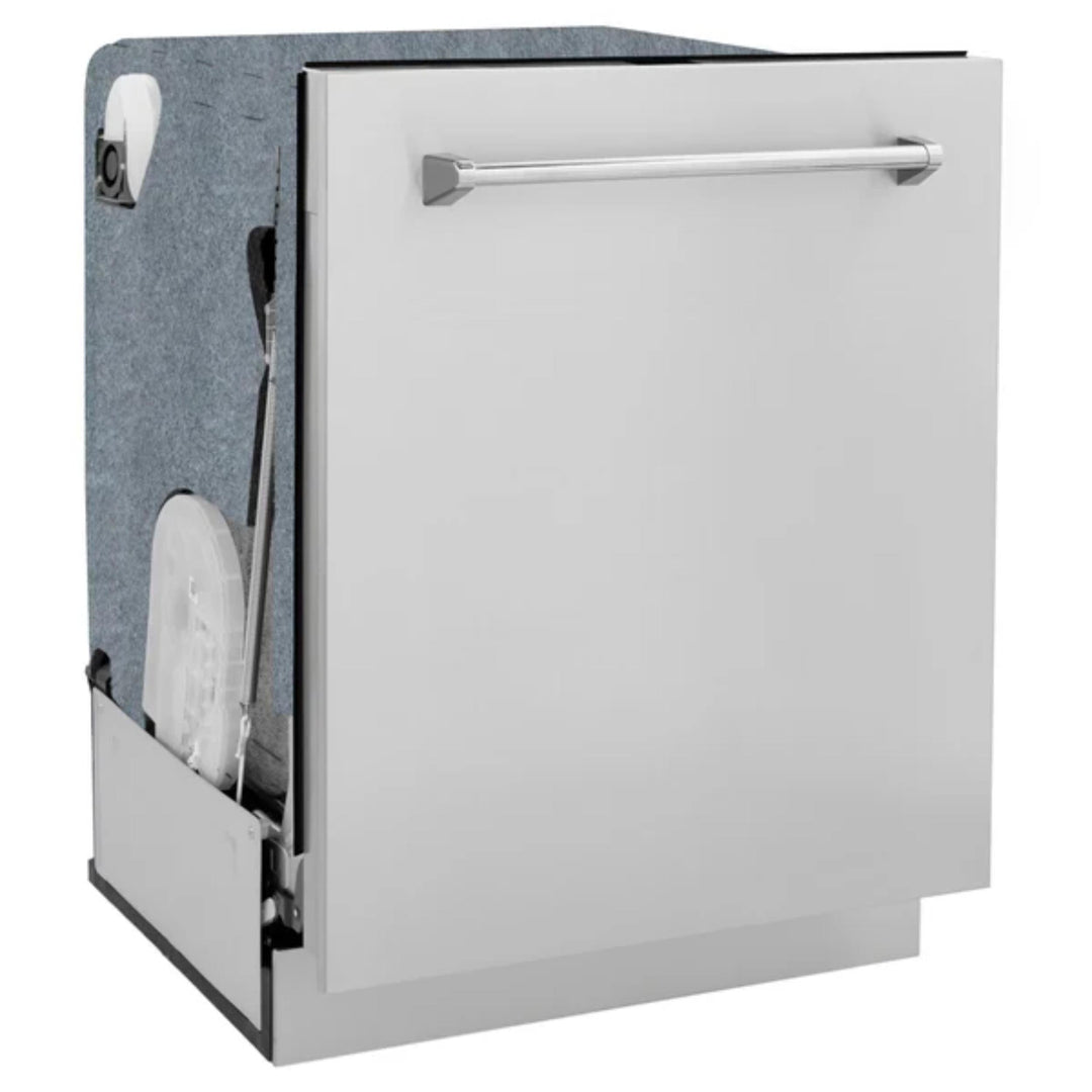 ZLINE Monument Series 24-Inch Top Control Dishwasher with 3rd Rack Stainless Steel