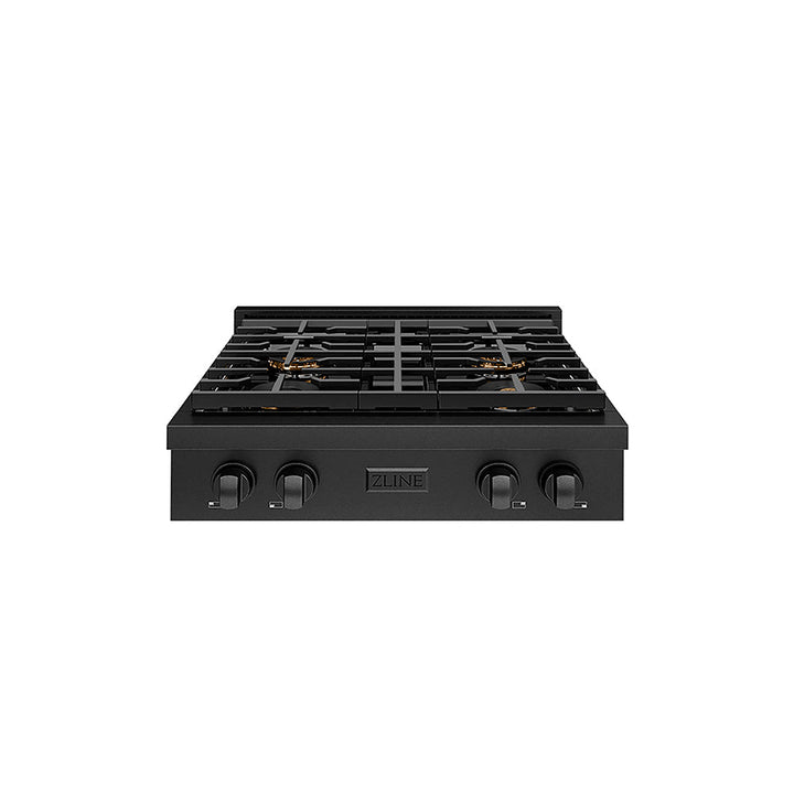 ZLINE 36 in. Paramount Gas Rangetop with 6 Burner DuoPro™ Cooktop in Black Stainless Steel, Open Box-Excellent Condition