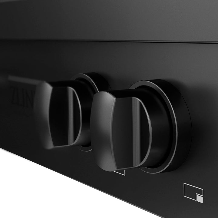 ZLINE 30 in. Paramount Gas Rangetop with 4 Burner DuoPro™ Cooktop in Black Stainless Steel, Open Box-Excellent Condition