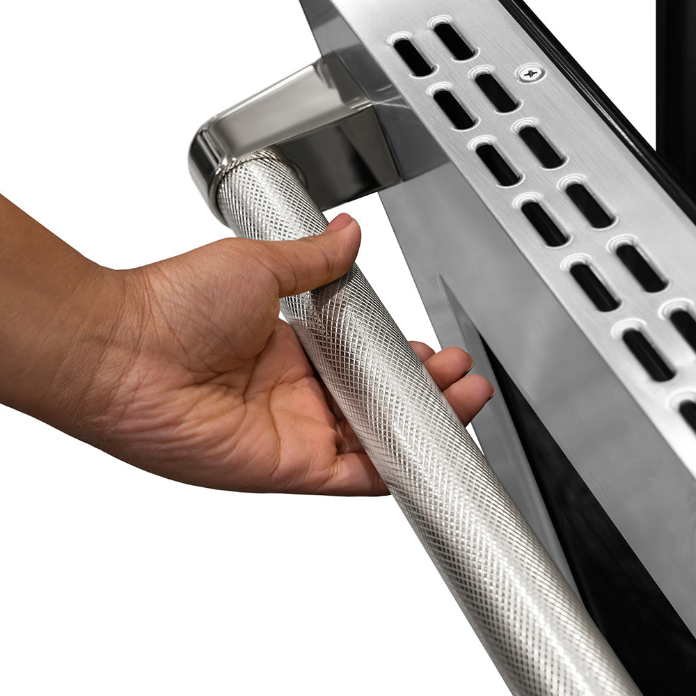 ZLINE Autograph Edition 18 in. Helix Handle (Set of 1) for Paramount and Select Ranges in Polished Nickel (SGZ-054C-K-PN)