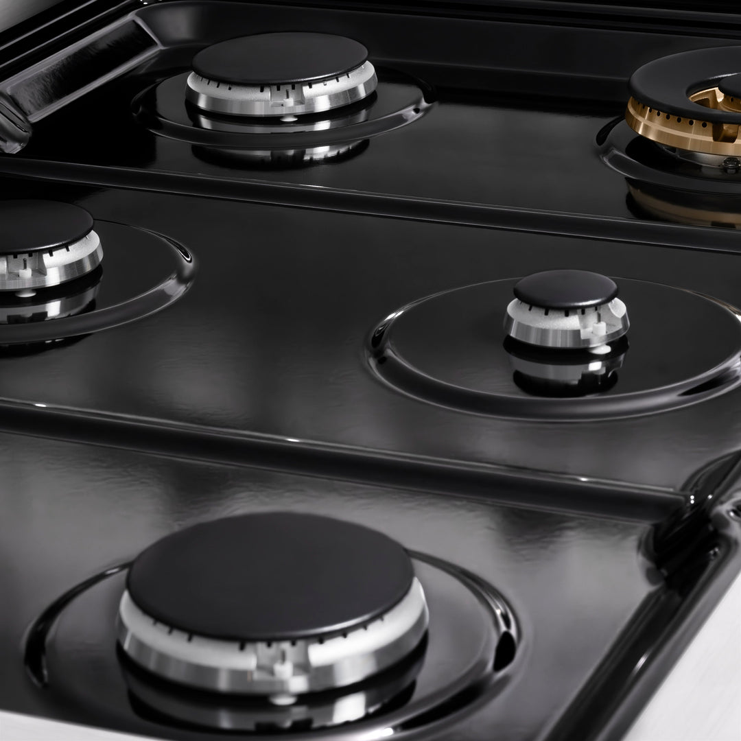 ZLINE Paramount 36" Gas Rangetop with 6 Burners and Porcelain Cooktop in Stainless Steel, SRT36