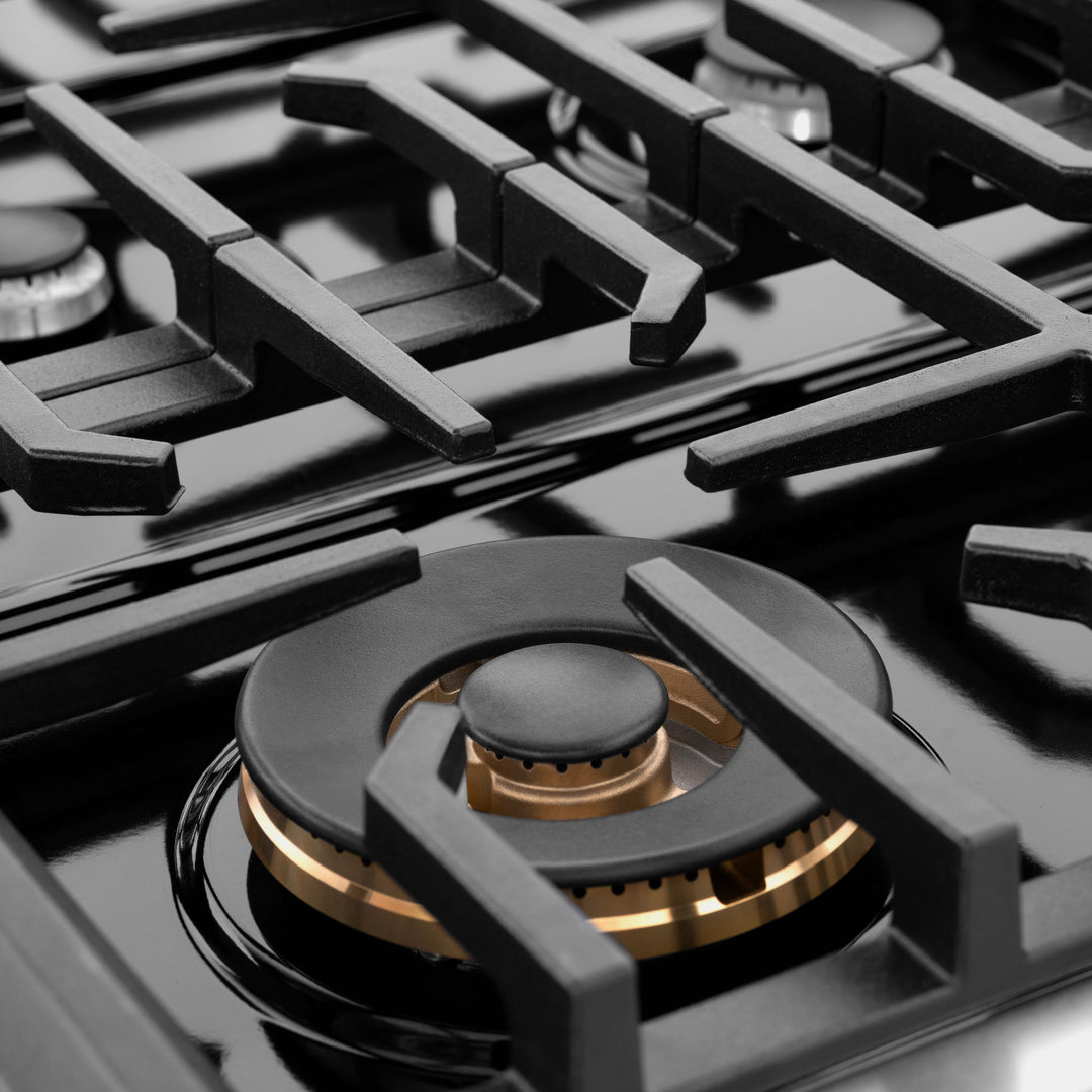 ZLINE Paramount 48" Gas Rangetop with 8 Burners, Cast Iron Griddle and Porcelain Cooktop in Stainless Steel, SRT48