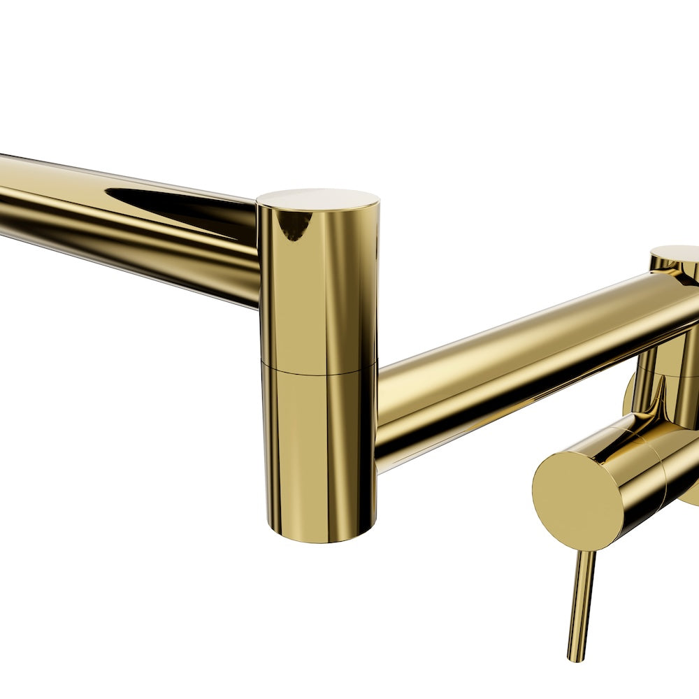ZLINE Autograph Edition Gemini Pot Filler in Polished Gold (GEM-FPF-PG)