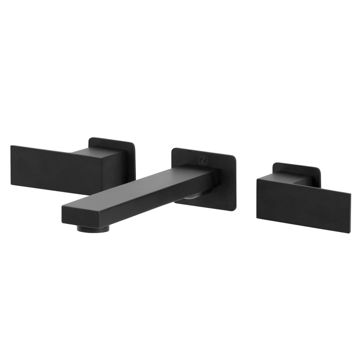 ZLINE Wall Mount Bathroom Faucet in Matte Black (BLS-BFW-MB)