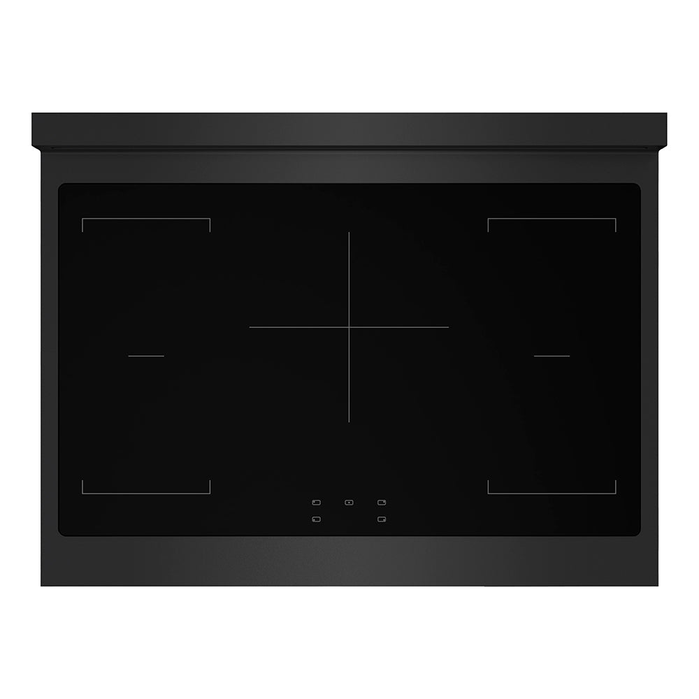 ZLINE 36 in. 5.2 cu. ft. Paramount Induction Range with 5 Element Cooktop and Electric Convection Oven in Black Stainless Steel (SINRB-36)
