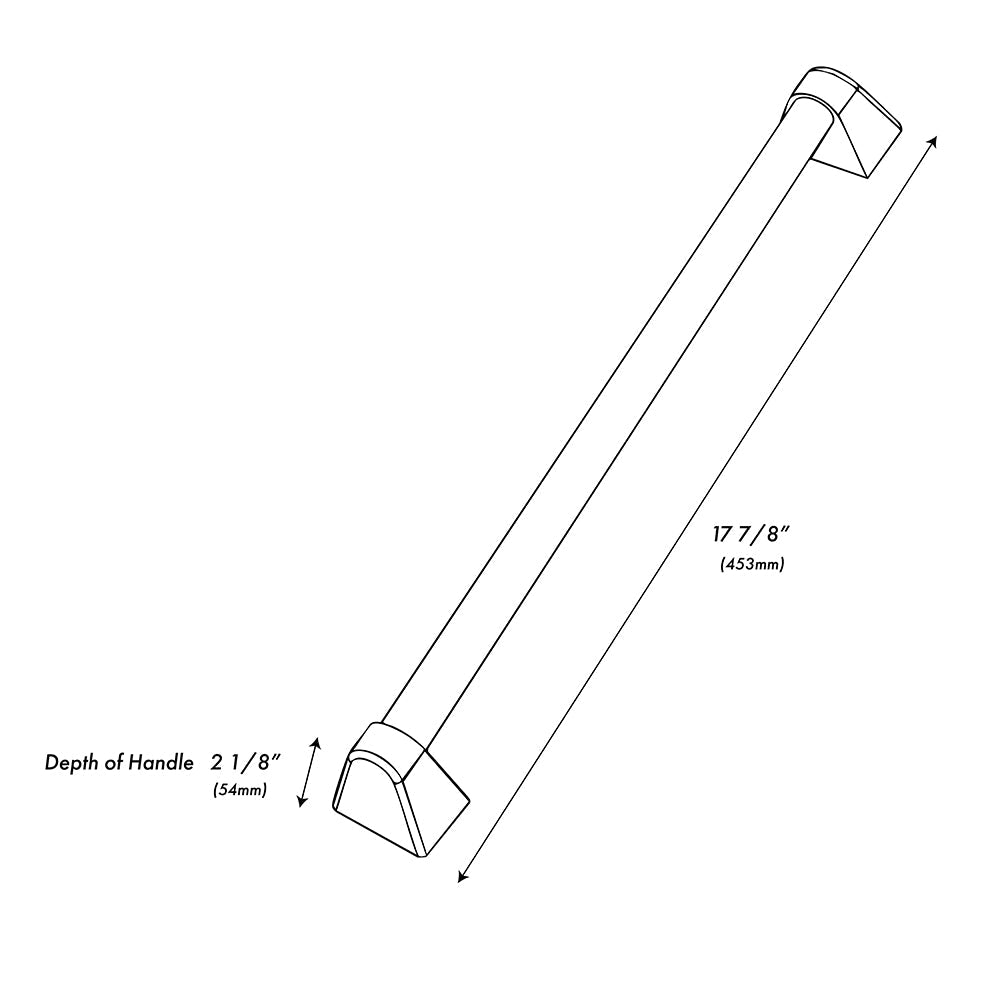 ZLINE 24 in. Autograph Edition Dishwasher Helix Handle (Set of 1) in Polished Gold (DWHZ-K-G-24)