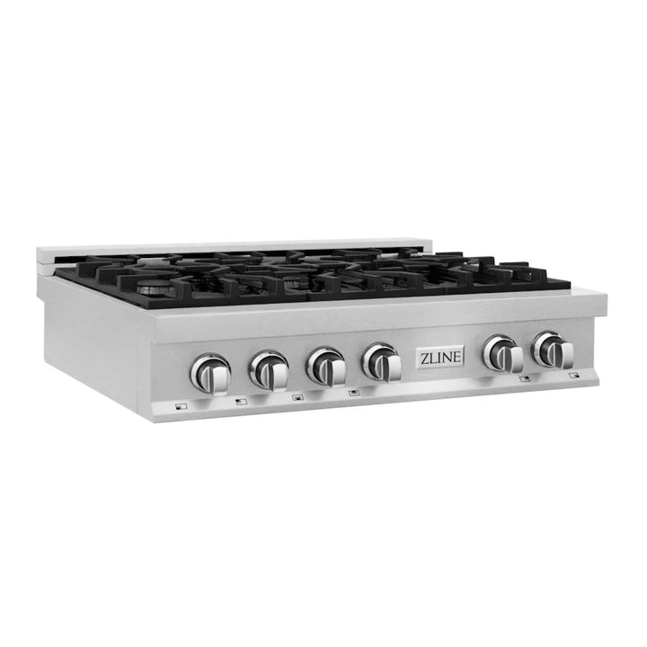 ZLINE Legacy Gas Rangetops in Satin Stainless Steel – 30", 36" &amp; 48"