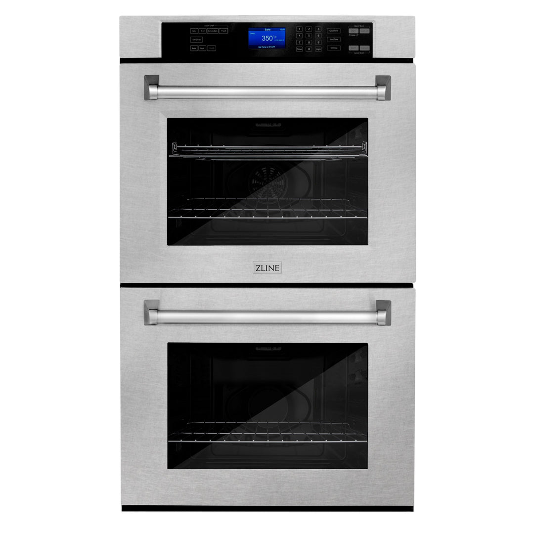 ZLINE 30” Professional Double Wall Oven In DuraSnow Stainless Steel
