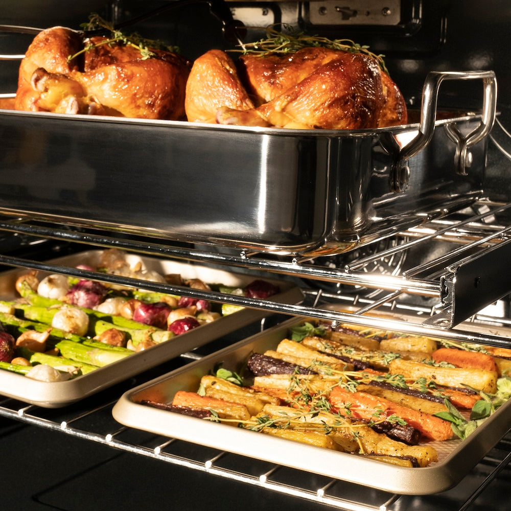 ZLINE 30 in. Professional True Convection Single Wall Oven with Air Fry and Self Clean in Satin Stainless Steel (WASS-30)