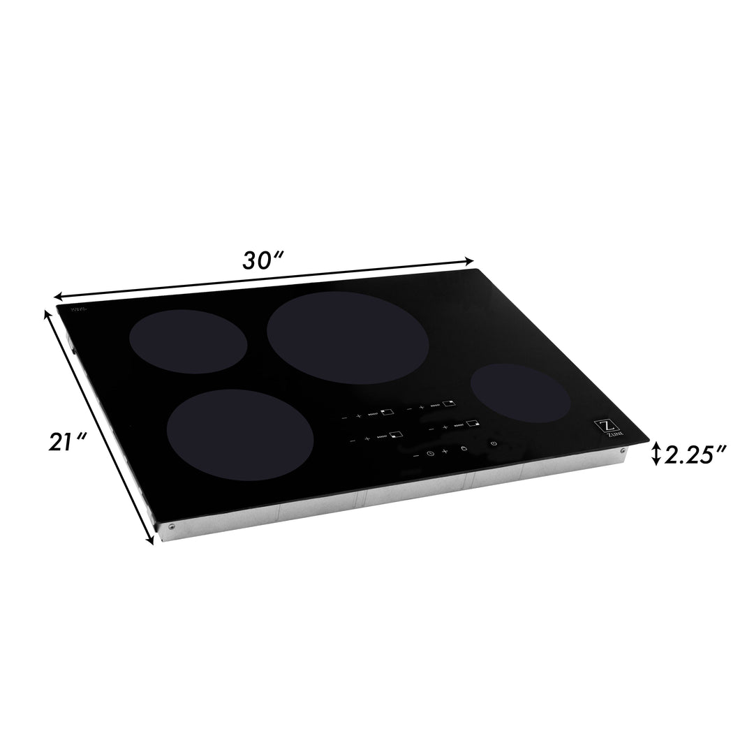 ZLINE 30 in. Induction Cooktop with 4 Burners, Open Box-Excellent Condition